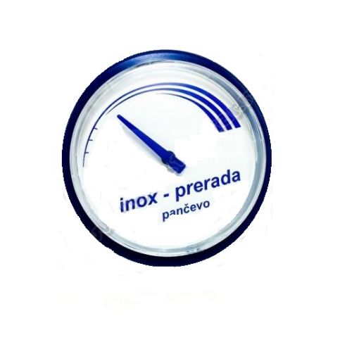 Slika TERMOMETAR BOJLERA INOX PRERADA BT-224 X4 OKRUGLI PLAVI