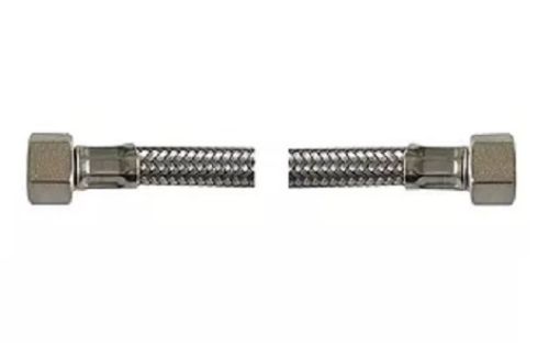 Slika DOVODNO CREVO ZA KAFE APARAT INOX D.8 3/8 FconX 3/8 Fcon 2000 mm D838FS38FS200