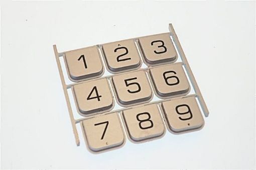 Slika TASTATURA SIVA ZA SNEK SAECO 11013679