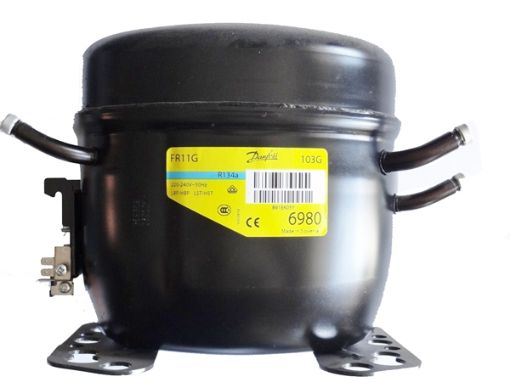 Slika DANFOSS SECOP FR 11G  R134 (235W PRI-23,3 ASHRAE) KOMPRESOR