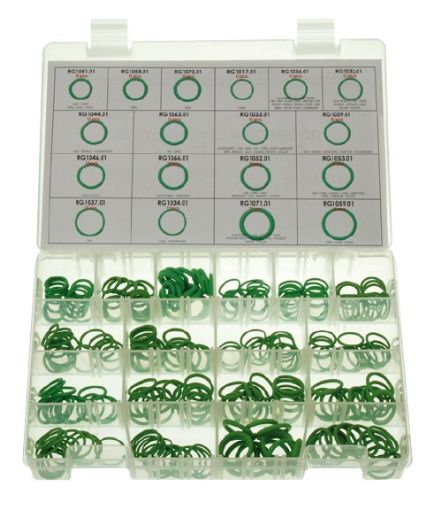 Slika AC HNBR O-RING SET RK1048 120 KOM ZELENI ERRECOM
