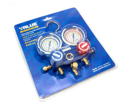 Slika MANOMETAR 2/2 R410, R407, R22, R134  VMG-2-R410a-B-03 VALUE