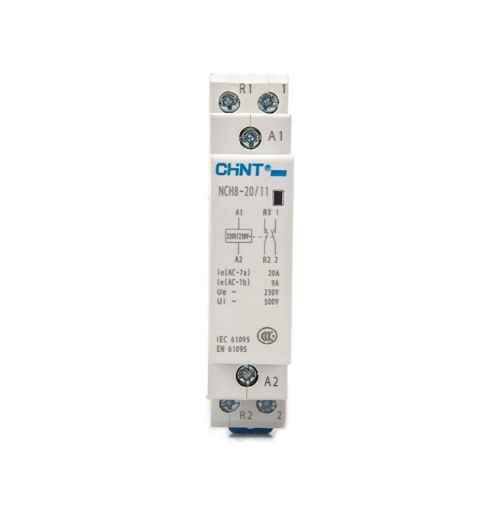 Slika MODULARNI KONTAKTOR 2P 20A (4kW) 1N/O+1N/C, NCH8-20 CHINT