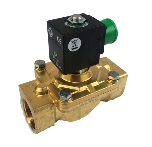 Slika ELEKTROMAGNETNI VENTIL 21 HT6KOY250 G1" ZA VODU 0-8 BAR -10C/+90C Fi 25mm 24V DC ODE