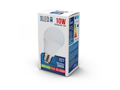 Slika LED SIJALICA E27 10W 3000K TOPLO BELA 810Lm 8606016740767