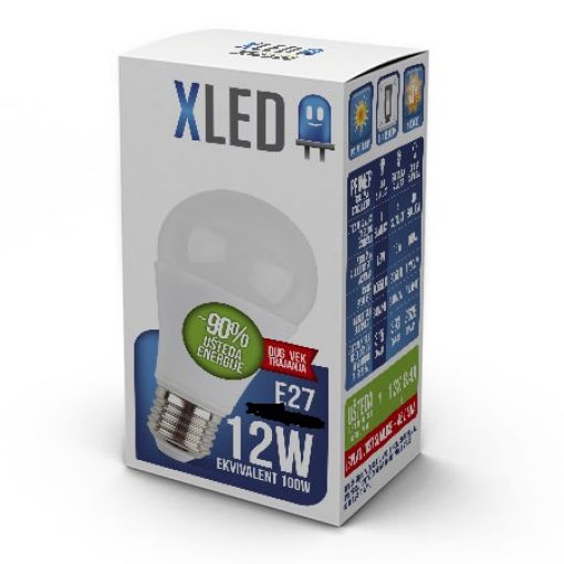 Slika LED SIJALICA E27 12W BELA 4000K XLED 8605062703337