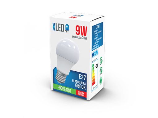 Slika LED SIJALICA E27 9W HB 6500K HLADNO BELA 800Lm 8606016748527