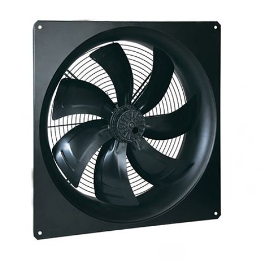 Slika VENTILATOR AKSIJALNI KVADRATNI UNUTRASNJI F 910 TROFAZNI USISNI SPORI WEIGUANG